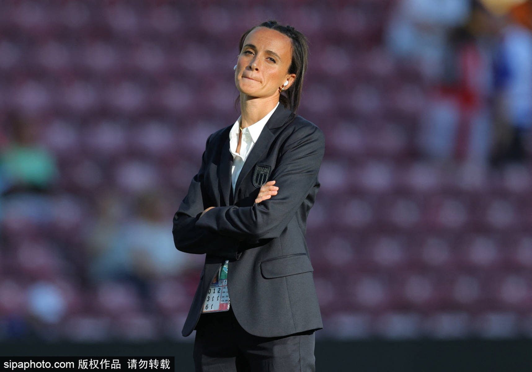 意大利女足队备战国际比赛，精心训练备战