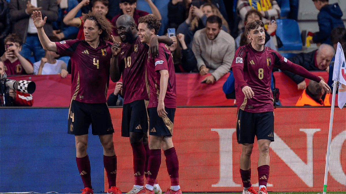 比利时队在欧预赛中击败了对手，取得胜利