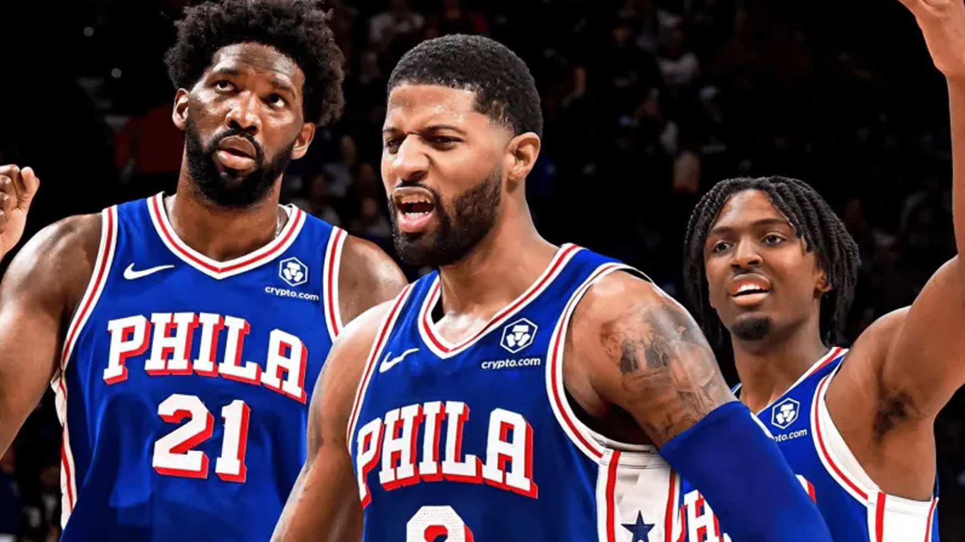 关于76人力擒篮网，恩比德一掷半打的信息