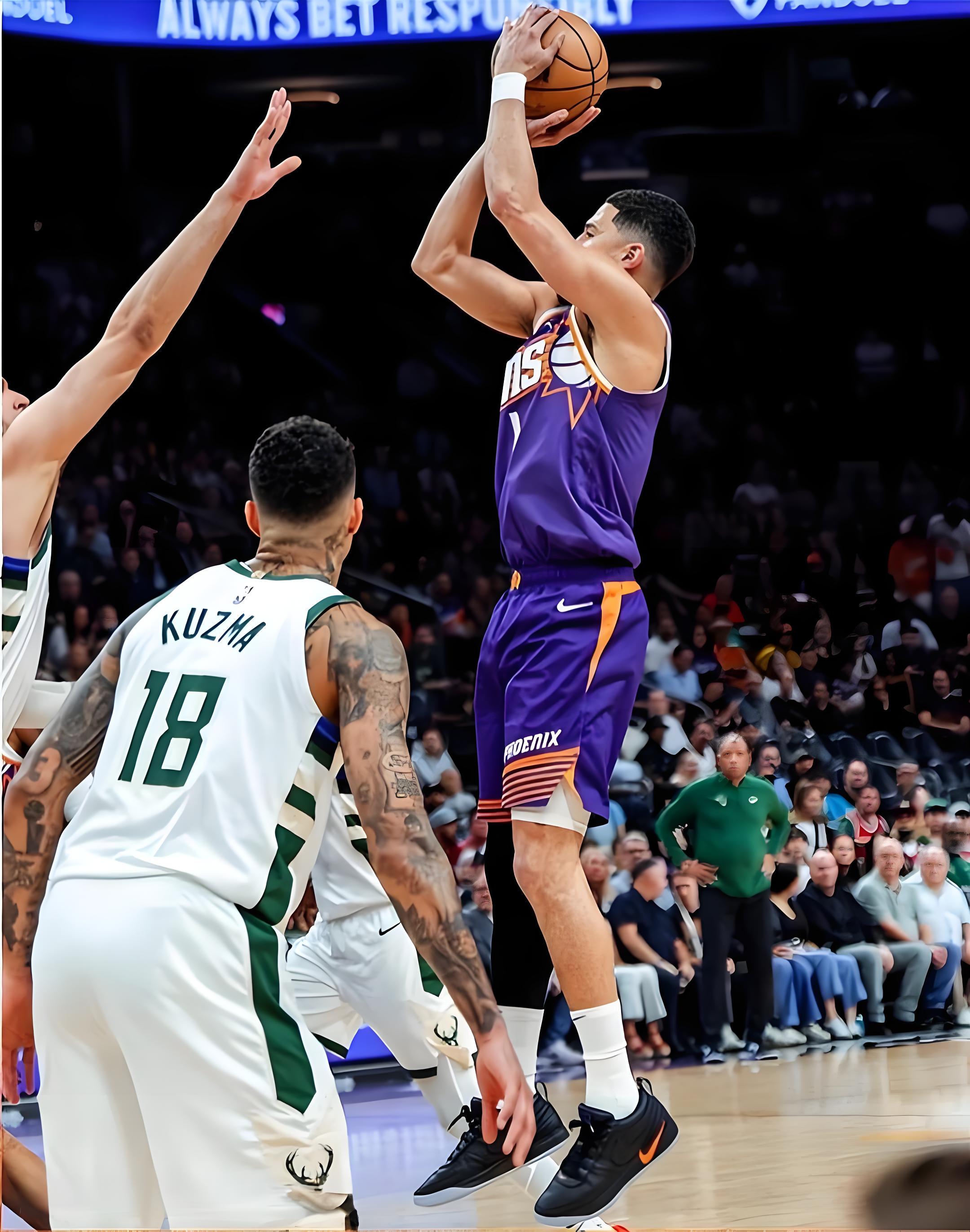 太阳大胜马刺，艾顿展现内线统治力